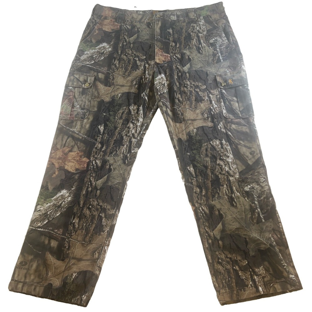 Browning Mossy Oak Break Up Country Hunting Cargo Pants Men's XXL (44-46) EUC